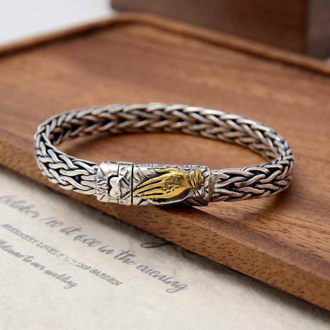 Orion - Handcrafted Silver Bracelet