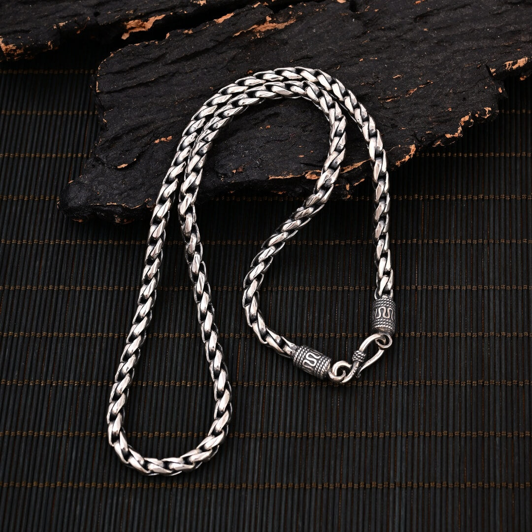 Deus - Handcrafted Silver Necklace