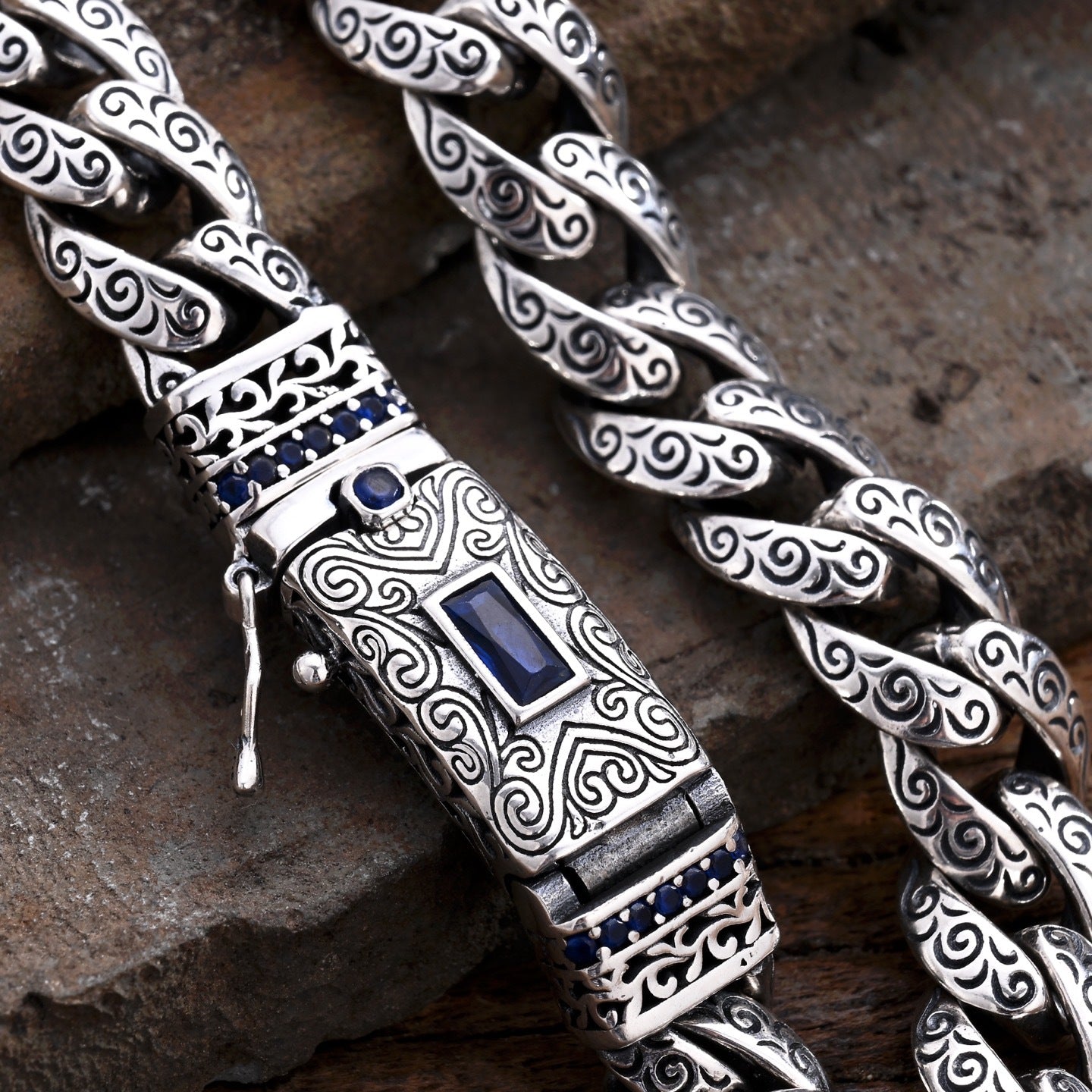Thavaan - Guardian Temple Silver Bracelet