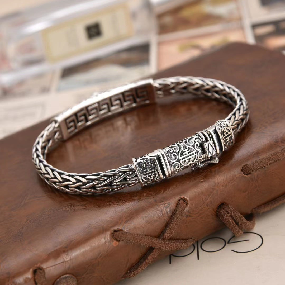 Nozan - Handcrafted Silver Bracelet