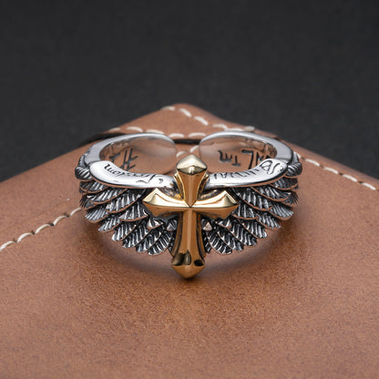 Ying -  Adjustable Cross Ring