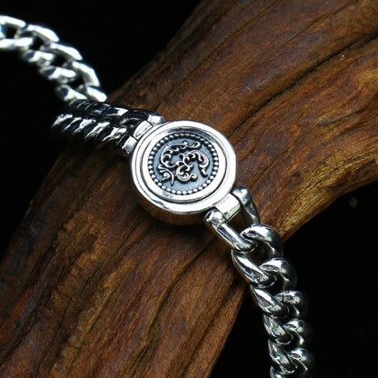 Edras - Spinning Lion Crest Bracelet