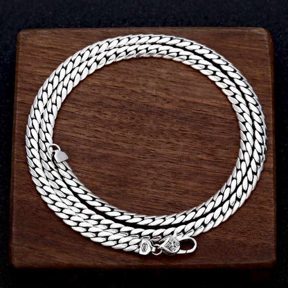 Criss - Thai Silver Vajra Snake Bone Necklace