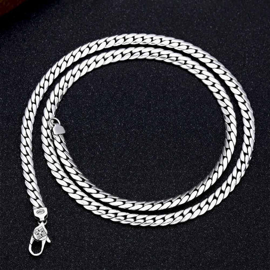 Criss - Thai Silver Vajra Snake Bone Necklace