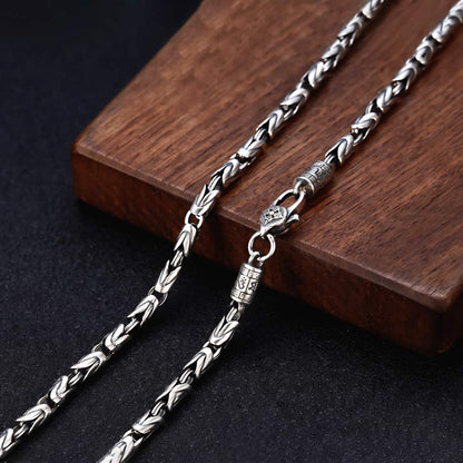 Delica - S925 Silver Six-Character Necklace