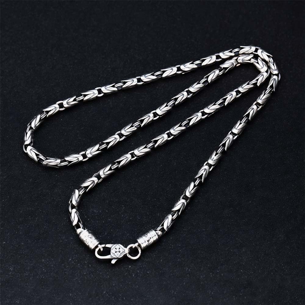 Delica - S925 Silver Six-Character Necklace