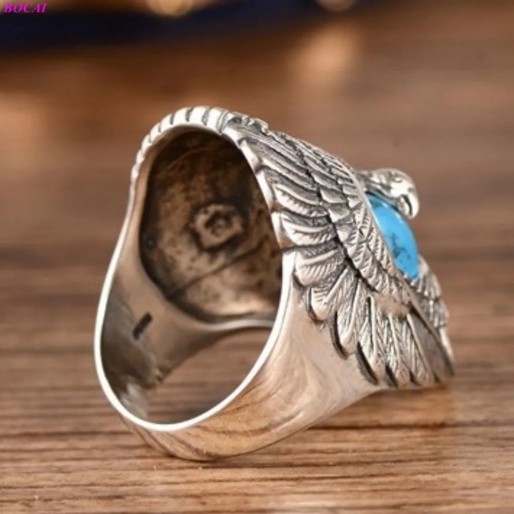 Eagle Wings Turquoise Ring