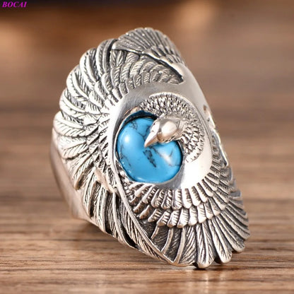 Eagle Wings Turquoise Ring