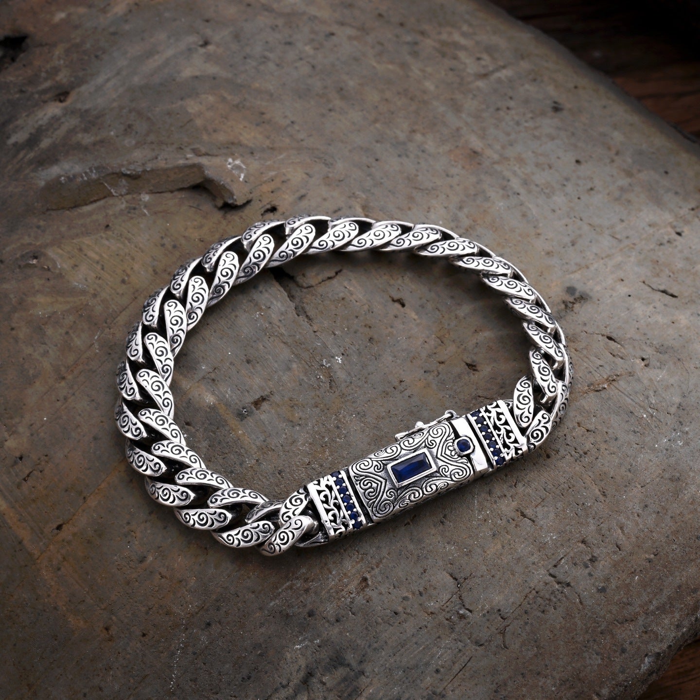 Thavaan - Guardian Temple Silver Bracelet