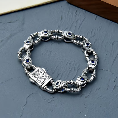Teshin - Solid Silver Bracelet