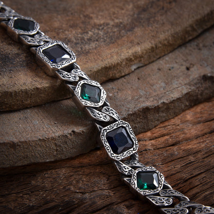 Ithoré — Temple Path Silver Bracelet