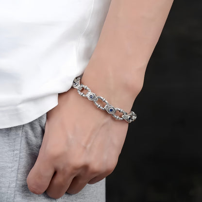 Teshin - Solid Silver Bracelet
