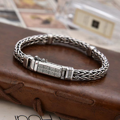 Marnix - Regal Twist Silver Bracelet