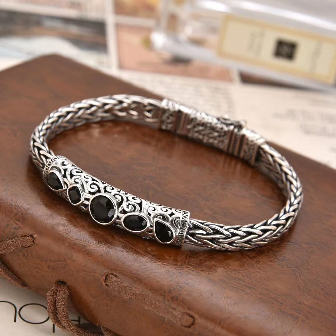Nozan - Handcrafted Silver Bracelet