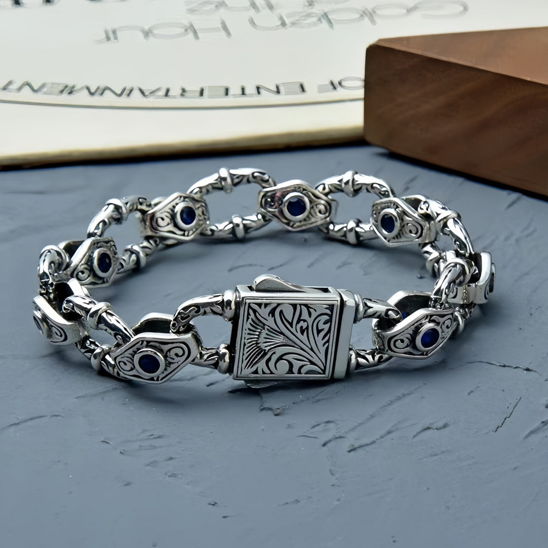 Teshin - Solid Silver Bracelet