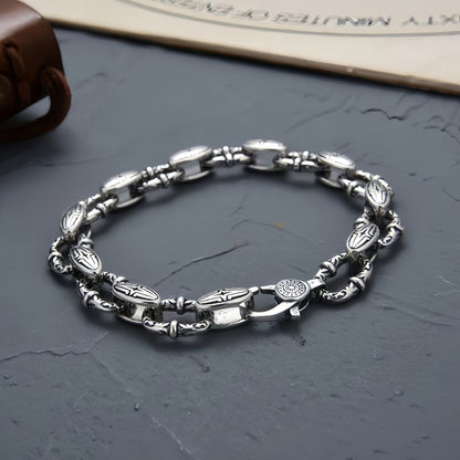 Tanoshi - Silver Bracelet For Men