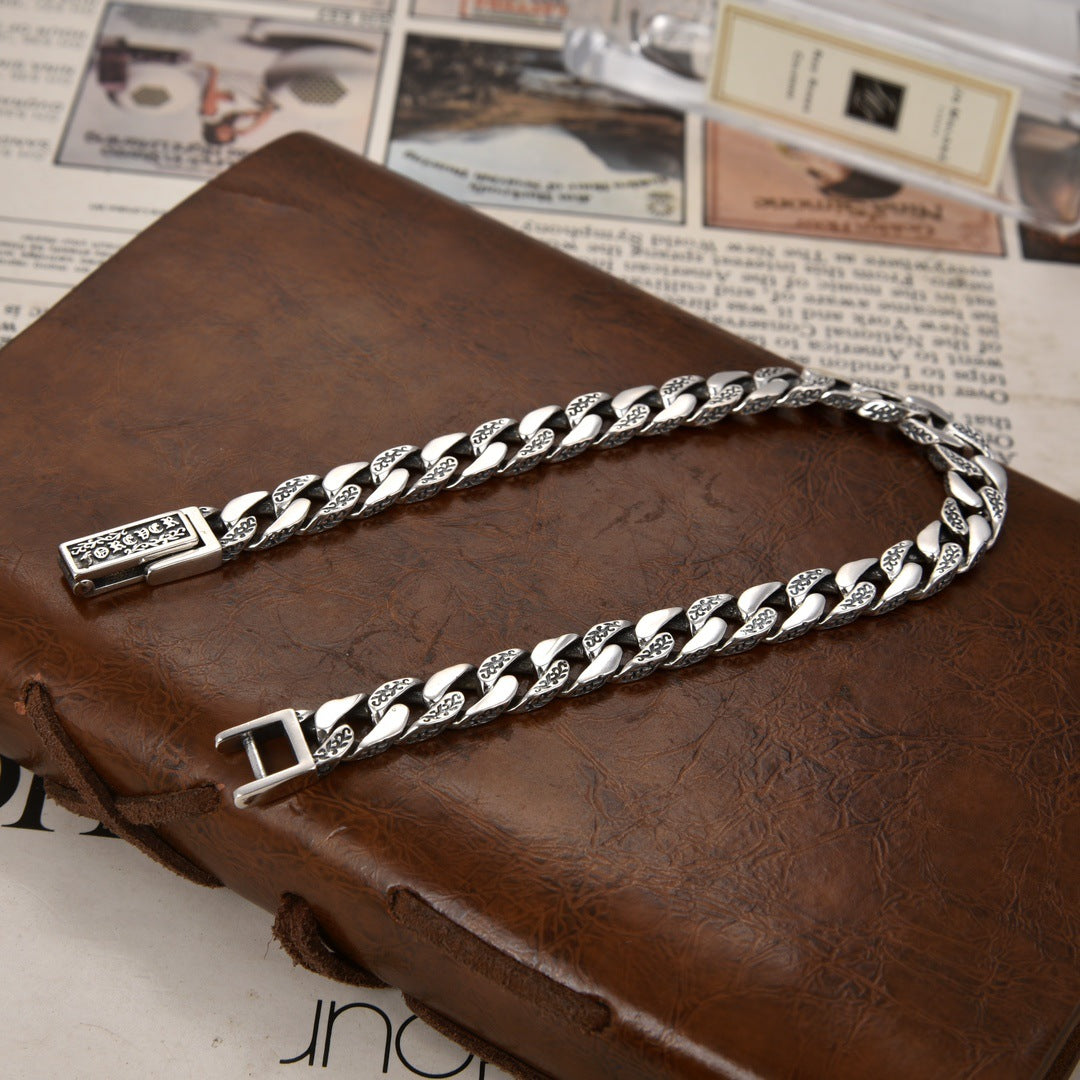 Esdran - Classic Cuban Silver Bracelet