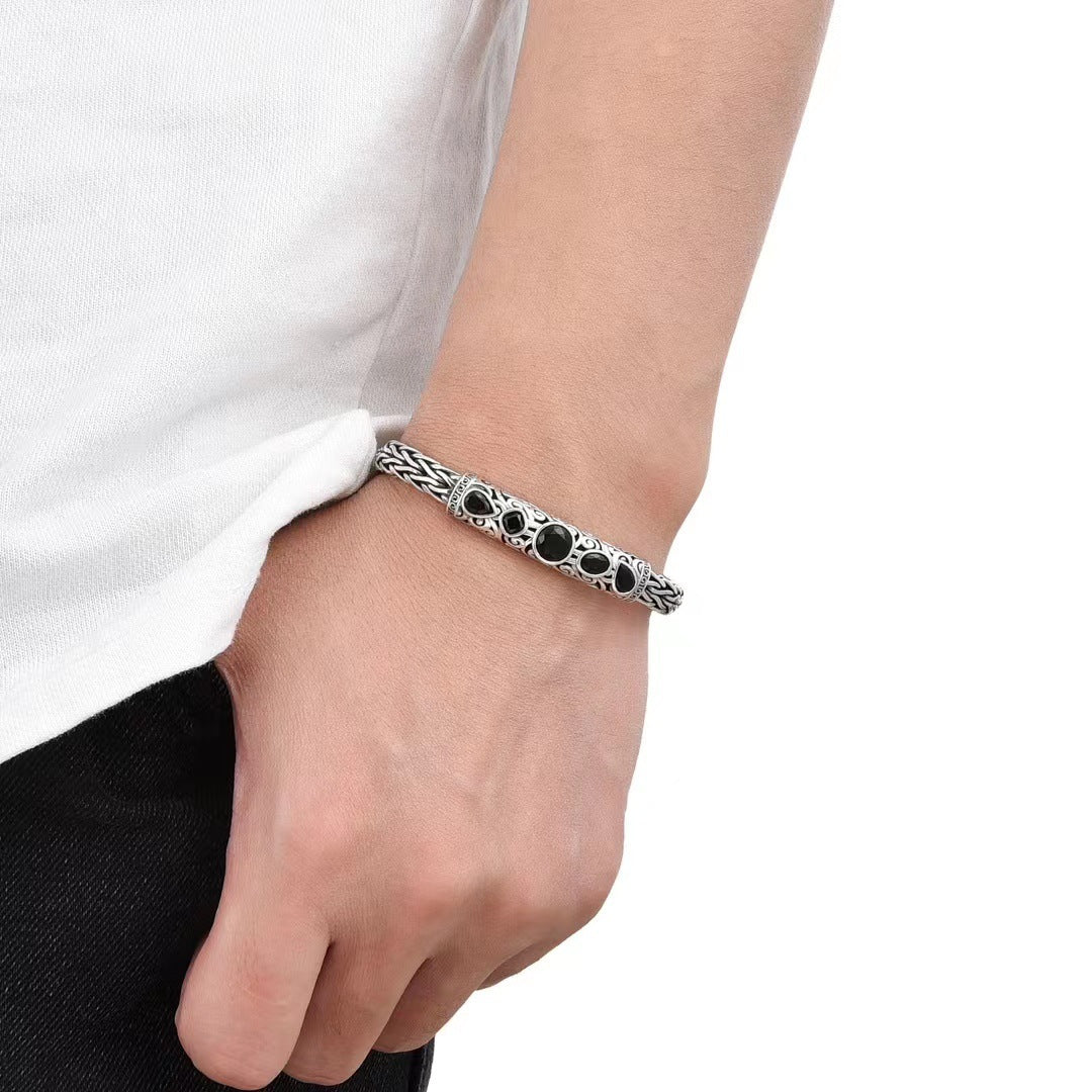 Nozan - Handcrafted Silver Bracelet