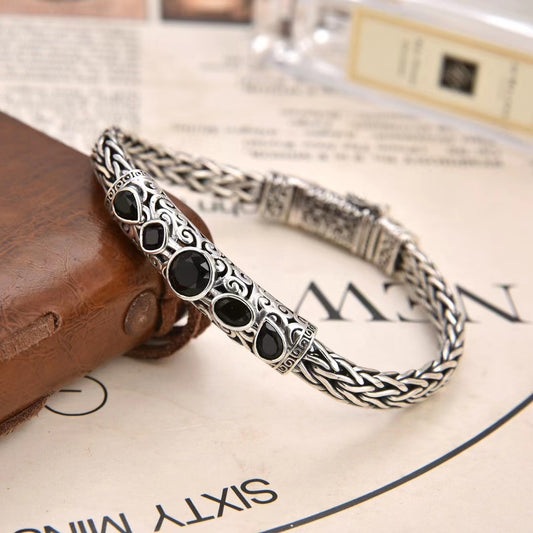 Nozan - Handcrafted Silver Bracelet