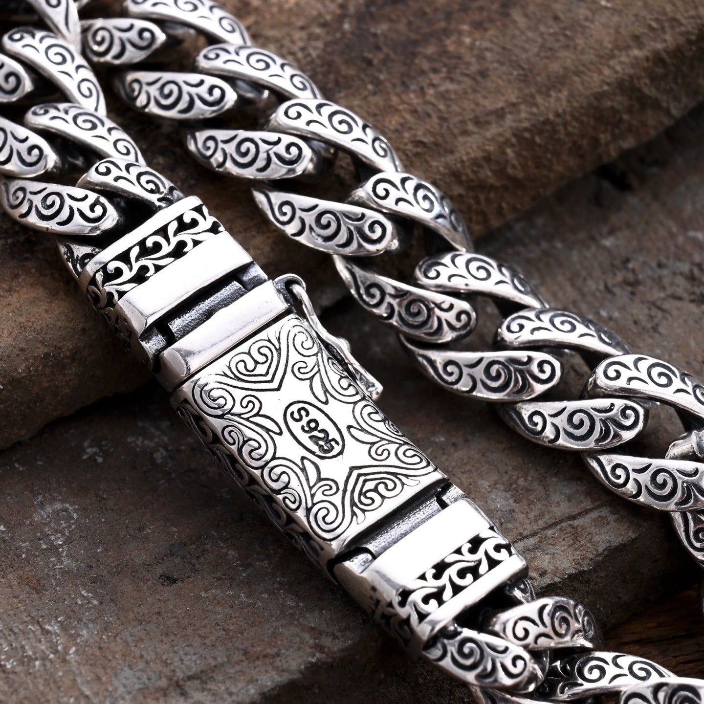 Thavaan - Guardian Temple Silver Bracelet