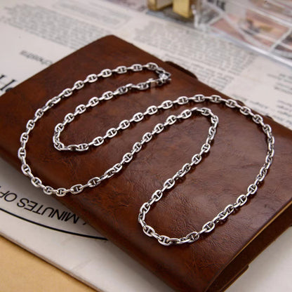 Kavros - 3mm Slim Silver Chain Necklace