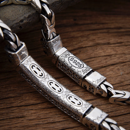 Safara - Peace Seal Silver Bracelet