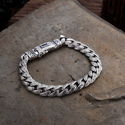 Thavaan - Guardian Temple Silver Bracelet