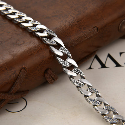 Esdran - Classic Cuban Silver Bracelet