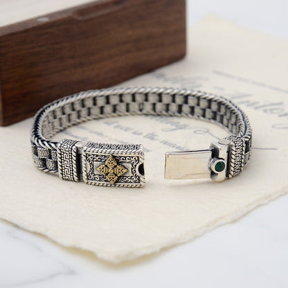 Ardros - Royal Sigil Silver Bracelet