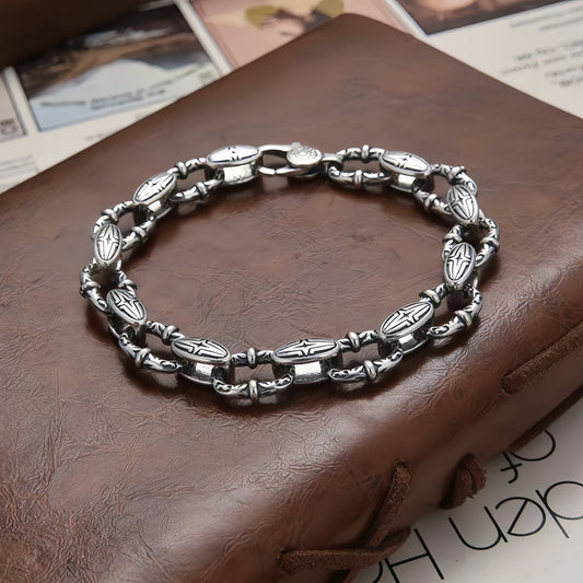 Tanoshi - Silver Bracelet For Men