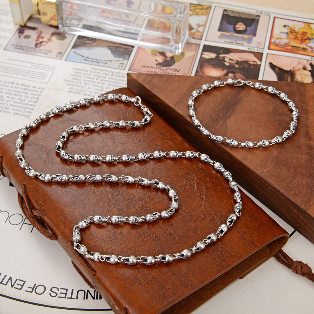 Kavros – Skullbound Silver Chain