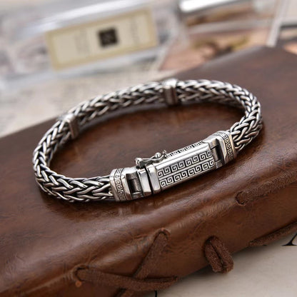Marnix - Regal Twist Silver Bracelet