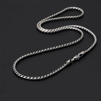 Palma - S925 Sterling Silver Clavicle Necklace