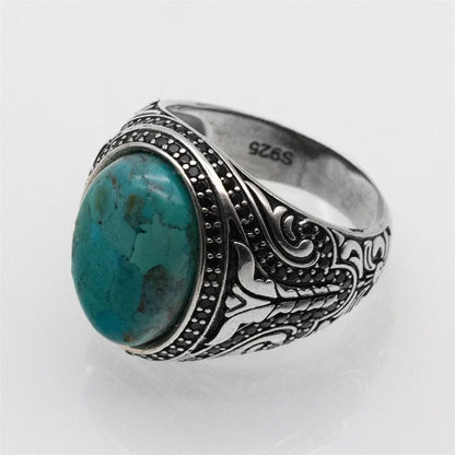 Natural Turquoise Stone Ring