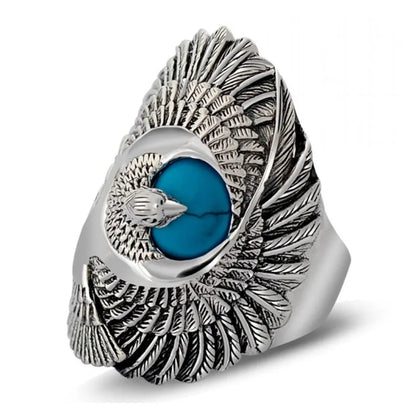 Eagle Wings Turquoise Ring