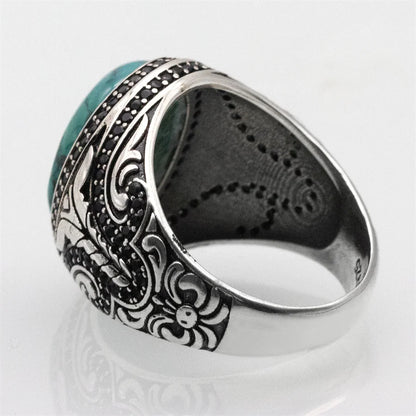 Natural Turquoise Stone Ring