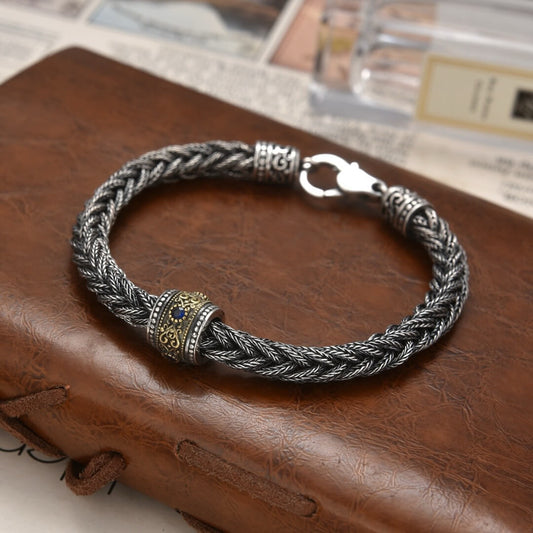 Yunqi- Silver Braided Bracelet