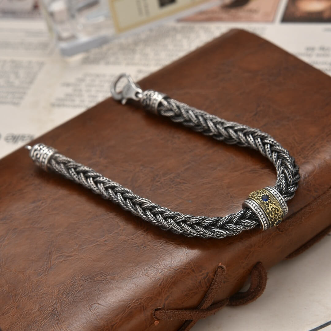 Yunqi- Silver Braided Bracelet