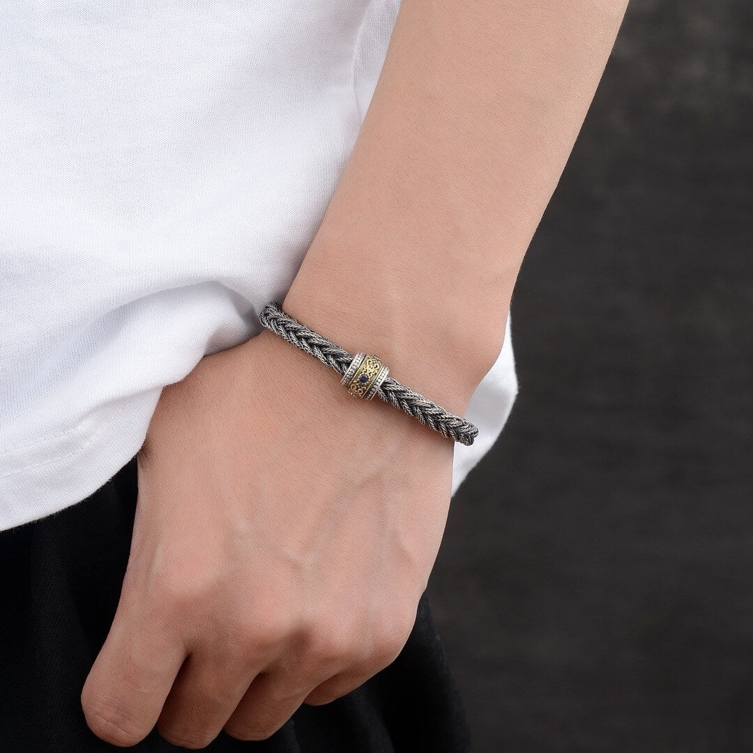 Yunqi- Silver Braided Bracelet