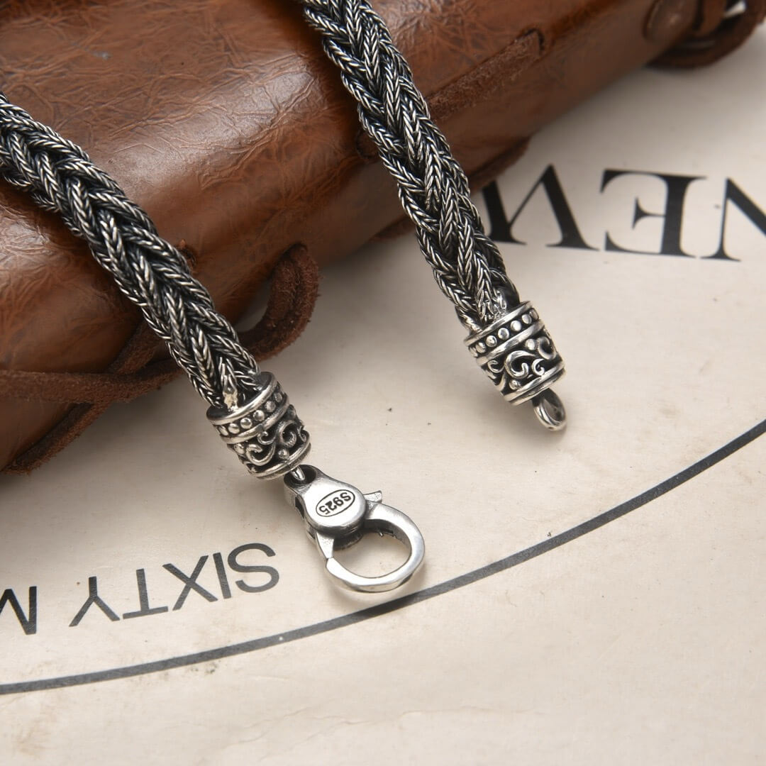 Yunqi- Silver Braided Bracelet