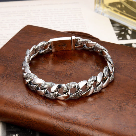 React - Elegant Silver Bracelet