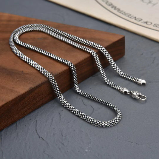 Element - Silver Snake Necklace