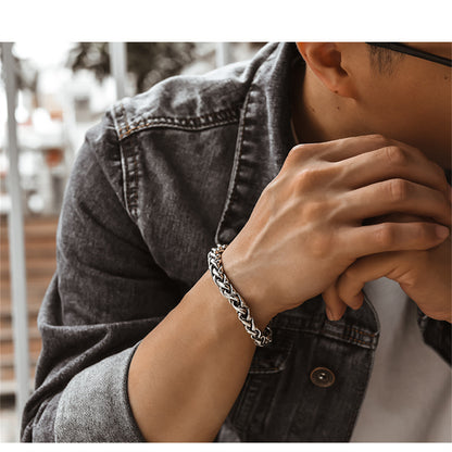 Deus - Handcrafted Silver Bracelet