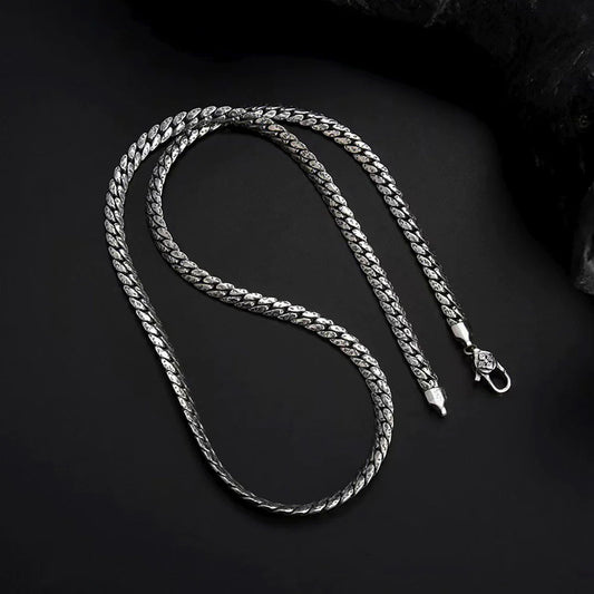 Alure - Handcrafted Vintage Pure Silver Necklace