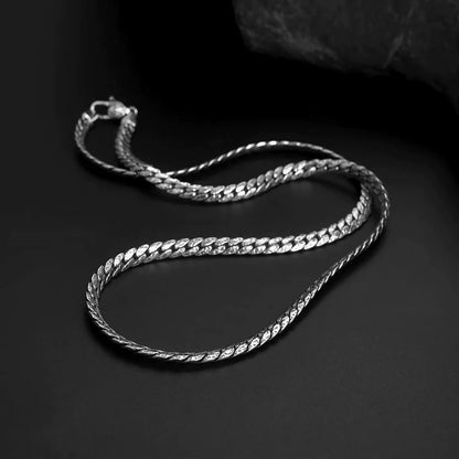 Alure - Handcrafted Vintage Pure Silver Necklace