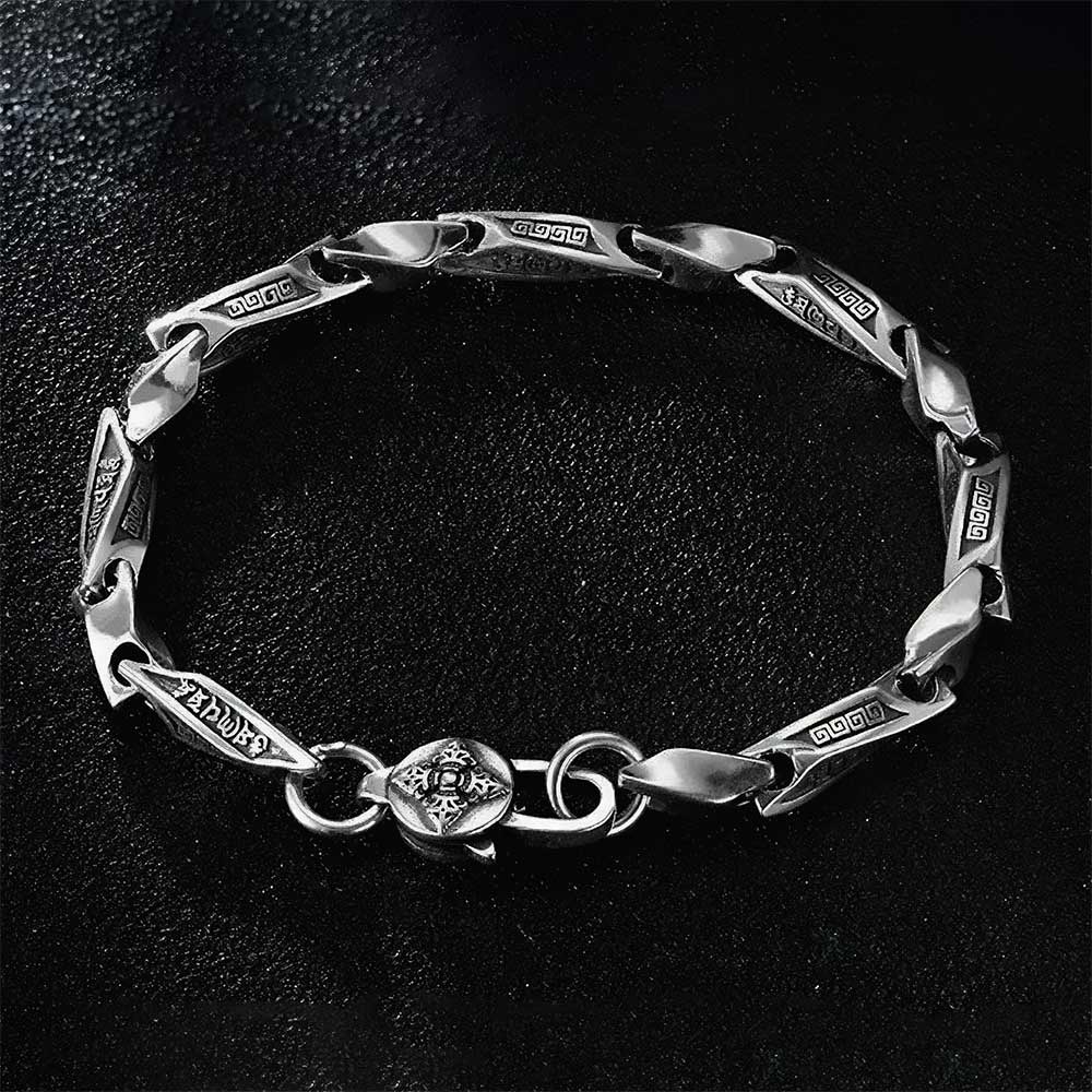 Krave - Silver Six-Character Truth Bracelet