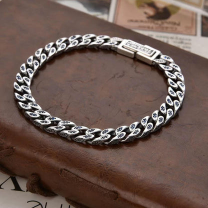 Linci- Silver Cuban Bracelet