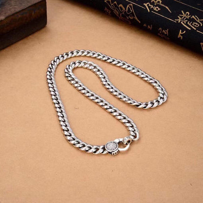 Saint- Silver Cuban Necklace