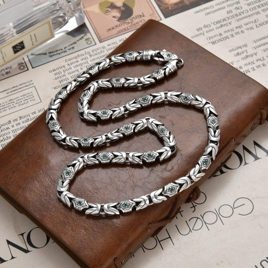Mitus - Classic Silver Necklace