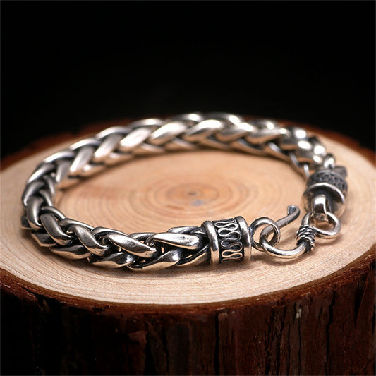 Deus - Handcrafted Silver Bracelet